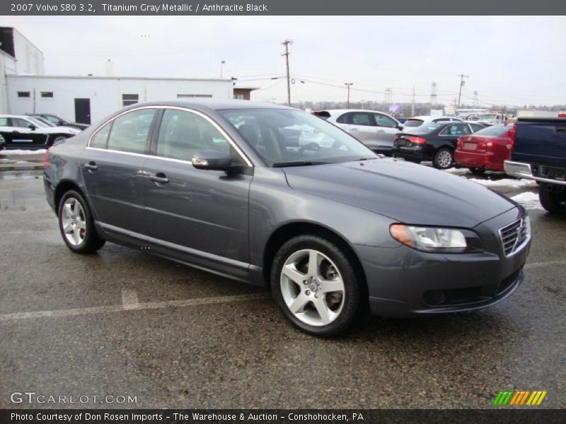 Titanium Gray Metallic / Anthracite Black 2007 Volvo S80 3.2