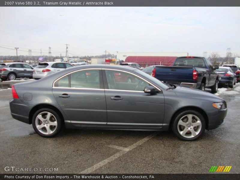 Titanium Gray Metallic / Anthracite Black 2007 Volvo S80 3.2