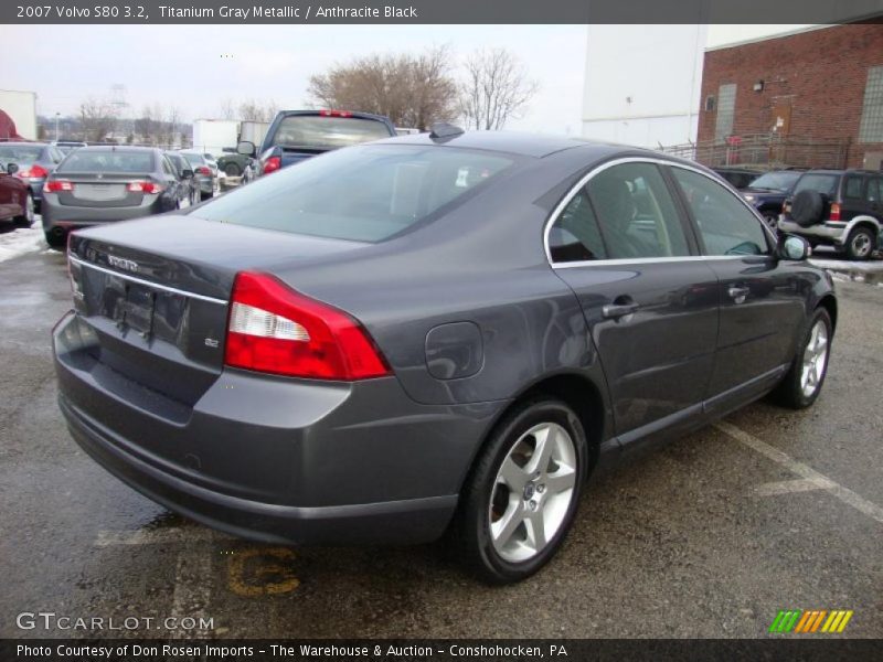 Titanium Gray Metallic / Anthracite Black 2007 Volvo S80 3.2