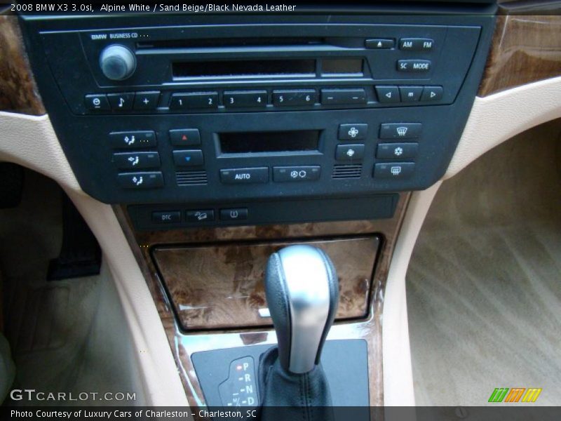 Alpine White / Sand Beige/Black Nevada Leather 2008 BMW X3 3.0si