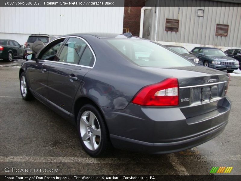 Titanium Gray Metallic / Anthracite Black 2007 Volvo S80 3.2