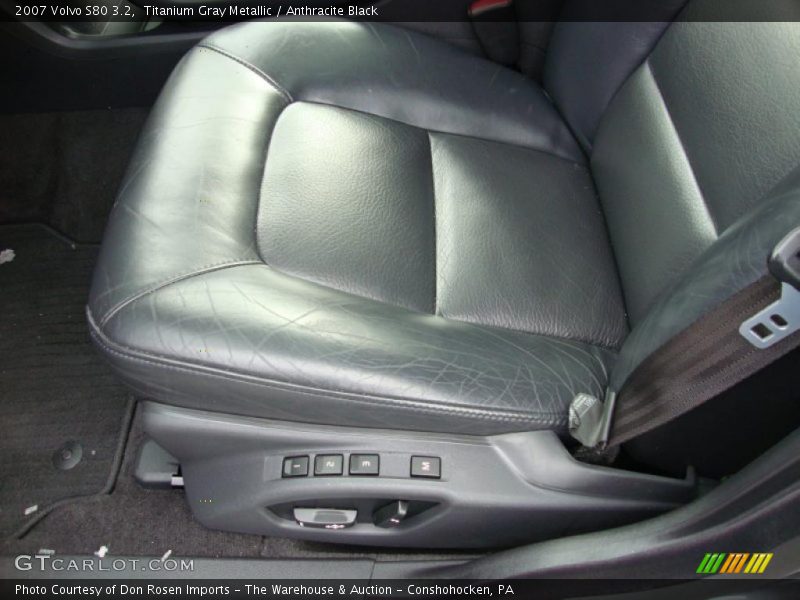 Titanium Gray Metallic / Anthracite Black 2007 Volvo S80 3.2