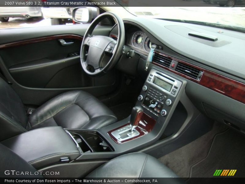 Titanium Gray Metallic / Anthracite Black 2007 Volvo S80 3.2