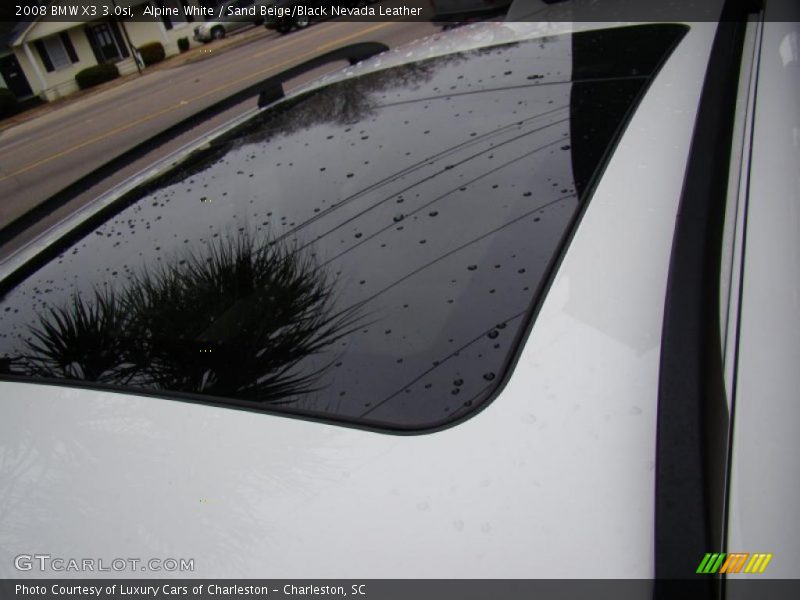 Alpine White / Sand Beige/Black Nevada Leather 2008 BMW X3 3.0si