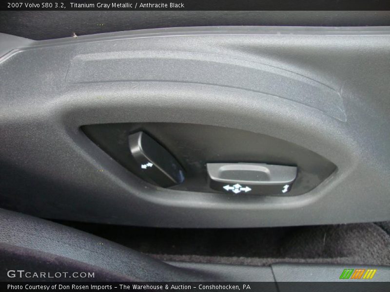 Titanium Gray Metallic / Anthracite Black 2007 Volvo S80 3.2
