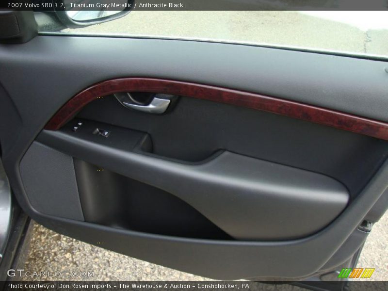 Titanium Gray Metallic / Anthracite Black 2007 Volvo S80 3.2