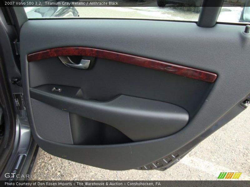 Titanium Gray Metallic / Anthracite Black 2007 Volvo S80 3.2