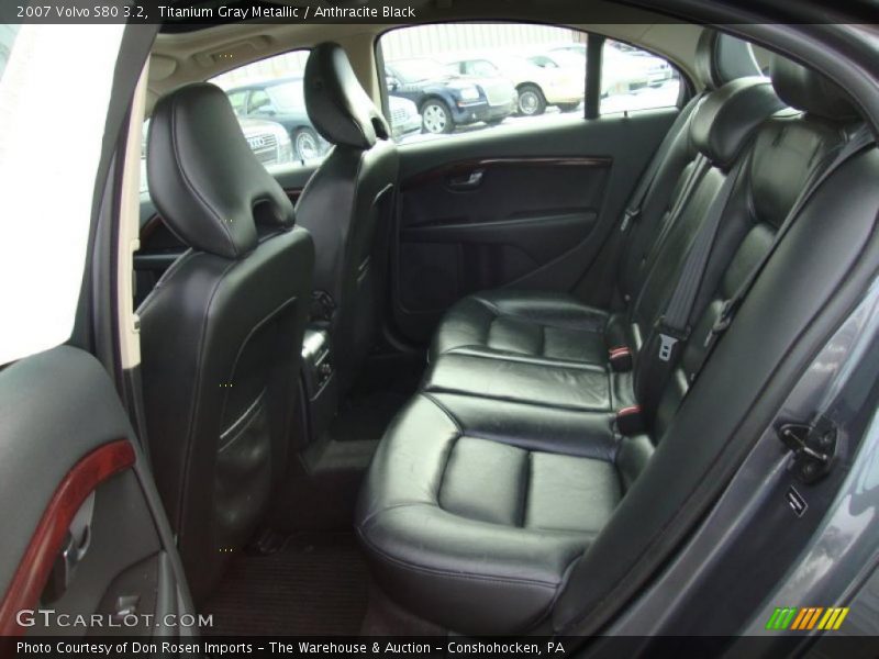 Titanium Gray Metallic / Anthracite Black 2007 Volvo S80 3.2