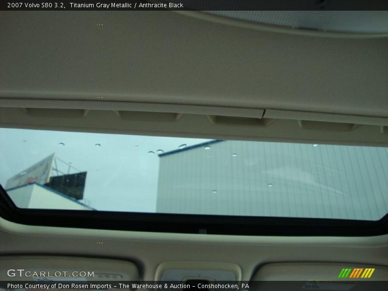 Titanium Gray Metallic / Anthracite Black 2007 Volvo S80 3.2