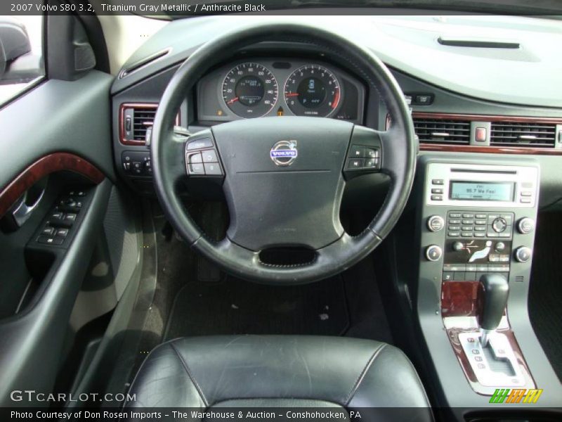 Titanium Gray Metallic / Anthracite Black 2007 Volvo S80 3.2