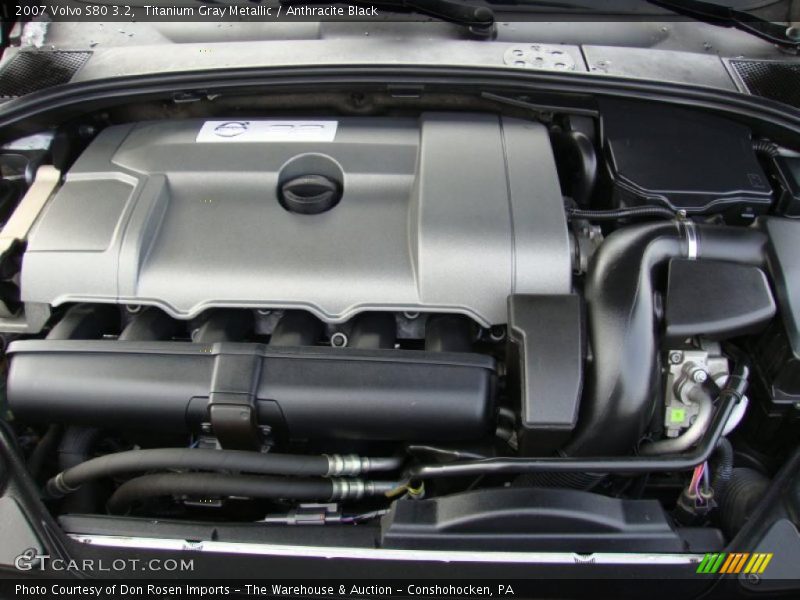Titanium Gray Metallic / Anthracite Black 2007 Volvo S80 3.2
