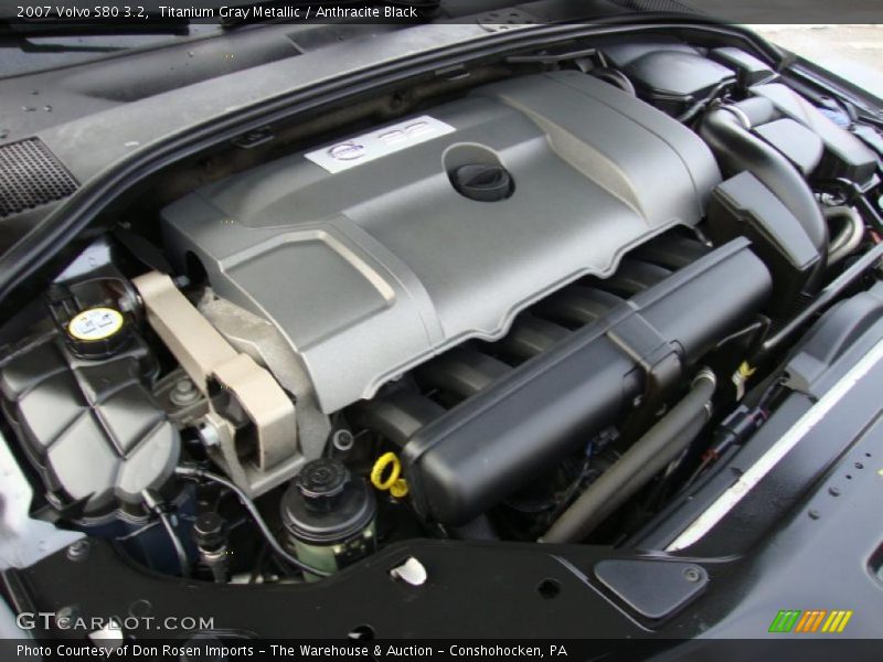 Titanium Gray Metallic / Anthracite Black 2007 Volvo S80 3.2