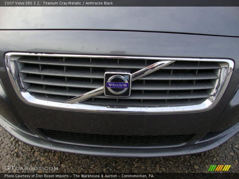 Titanium Gray Metallic / Anthracite Black 2007 Volvo S80 3.2