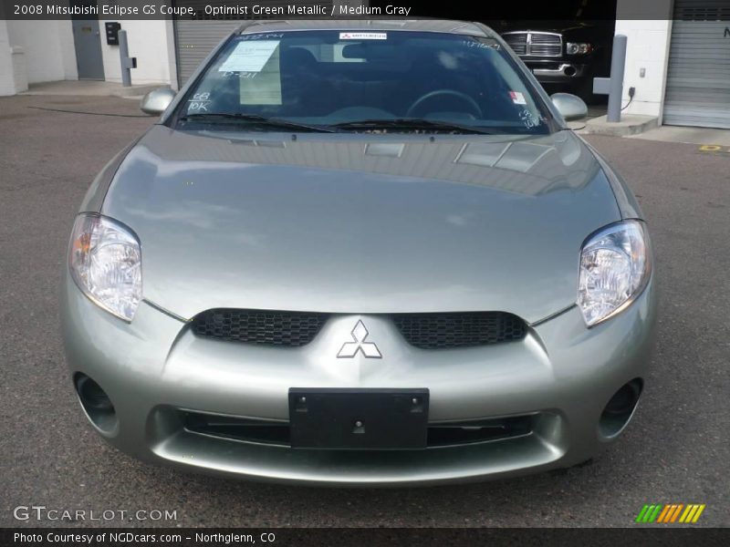 Optimist Green Metallic / Medium Gray 2008 Mitsubishi Eclipse GS Coupe