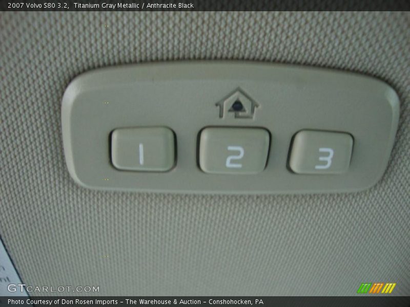 Titanium Gray Metallic / Anthracite Black 2007 Volvo S80 3.2