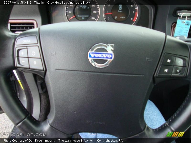 Titanium Gray Metallic / Anthracite Black 2007 Volvo S80 3.2