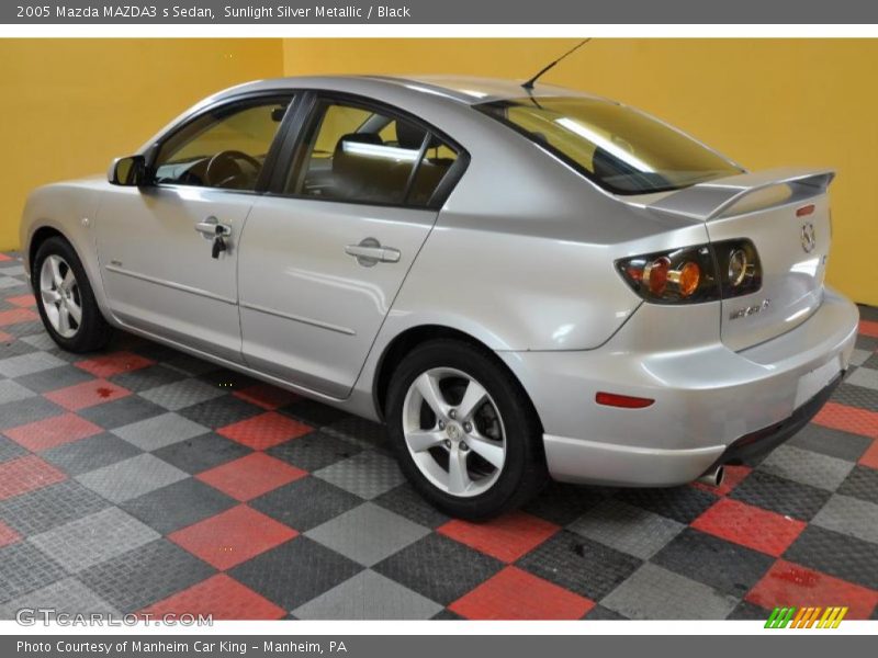 Sunlight Silver Metallic / Black 2005 Mazda MAZDA3 s Sedan