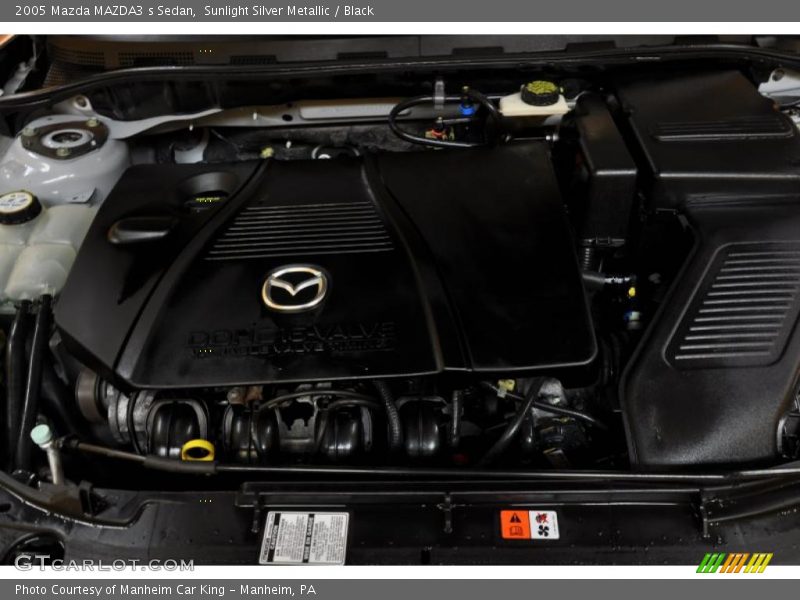 Sunlight Silver Metallic / Black 2005 Mazda MAZDA3 s Sedan