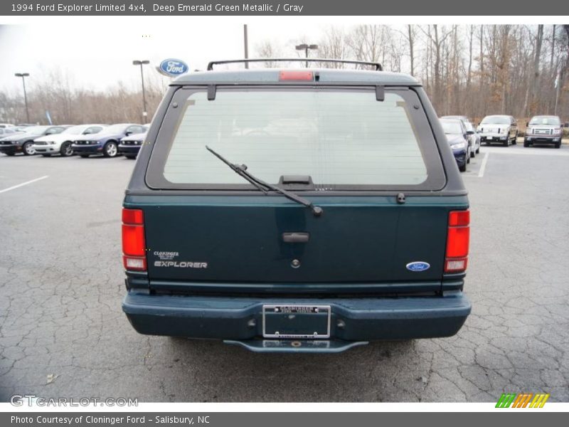 Deep Emerald Green Metallic / Gray 1994 Ford Explorer Limited 4x4