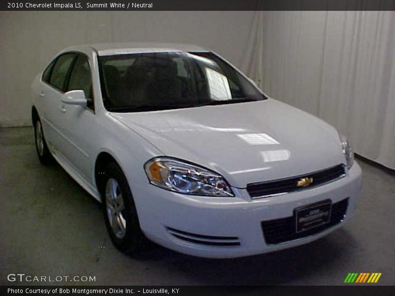 Summit White / Neutral 2010 Chevrolet Impala LS