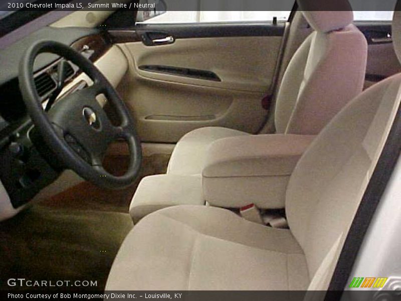 Summit White / Neutral 2010 Chevrolet Impala LS