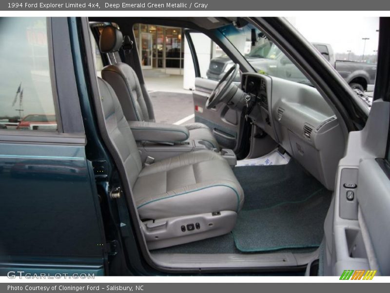 Deep Emerald Green Metallic / Gray 1994 Ford Explorer Limited 4x4