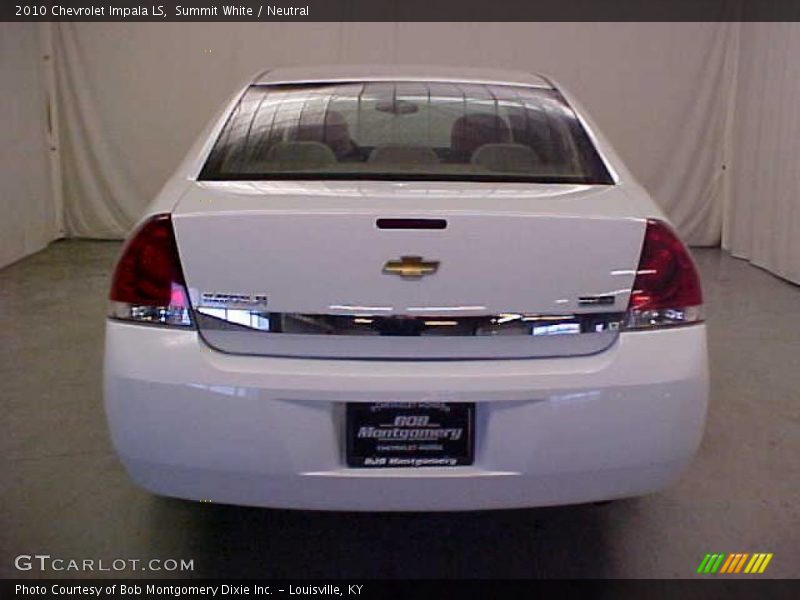Summit White / Neutral 2010 Chevrolet Impala LS