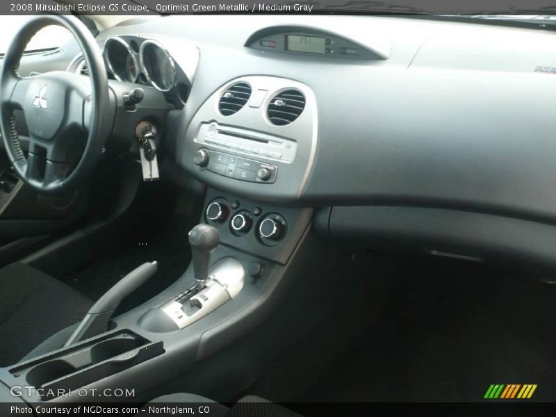 Optimist Green Metallic / Medium Gray 2008 Mitsubishi Eclipse GS Coupe