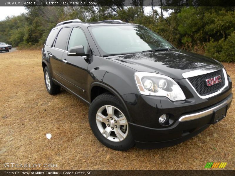 Carbon Black Metallic / Ebony 2009 GMC Acadia SLT