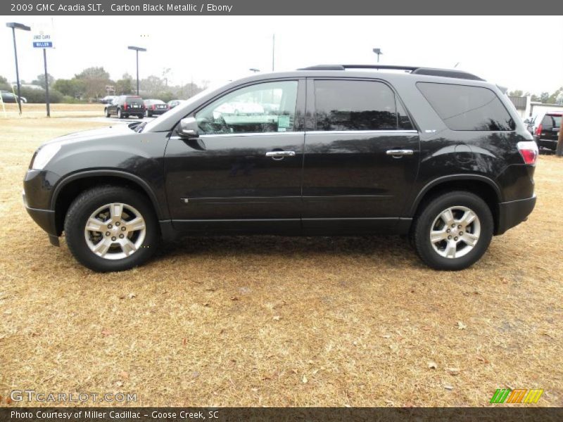 Carbon Black Metallic / Ebony 2009 GMC Acadia SLT
