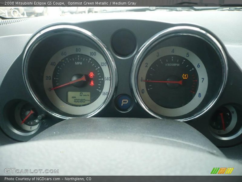 Optimist Green Metallic / Medium Gray 2008 Mitsubishi Eclipse GS Coupe