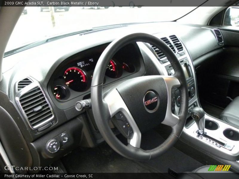 Carbon Black Metallic / Ebony 2009 GMC Acadia SLT