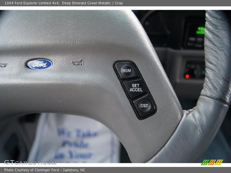 Deep Emerald Green Metallic / Gray 1994 Ford Explorer Limited 4x4