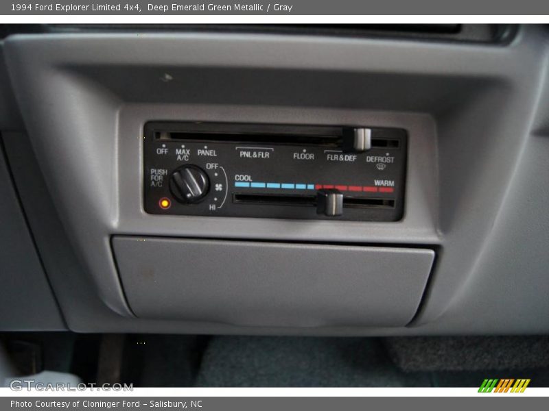 Deep Emerald Green Metallic / Gray 1994 Ford Explorer Limited 4x4