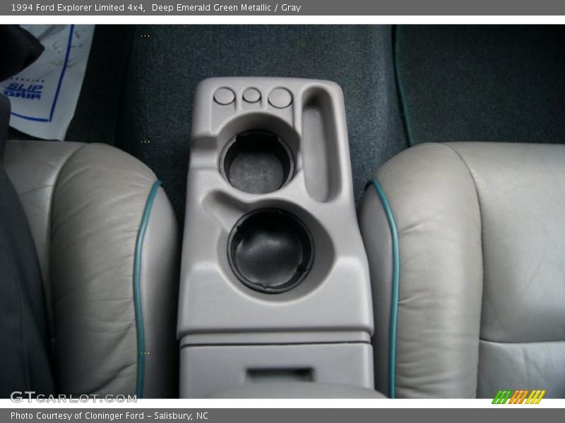 Deep Emerald Green Metallic / Gray 1994 Ford Explorer Limited 4x4