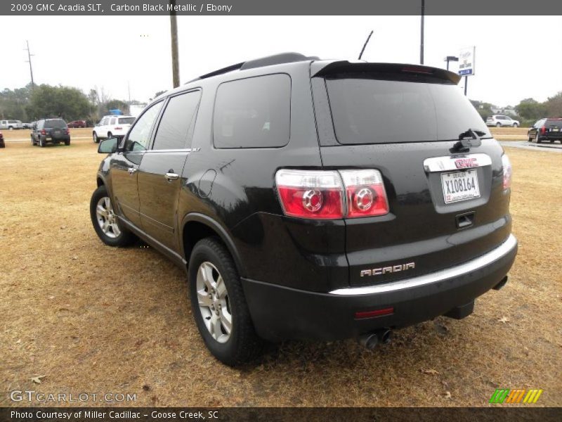 Carbon Black Metallic / Ebony 2009 GMC Acadia SLT