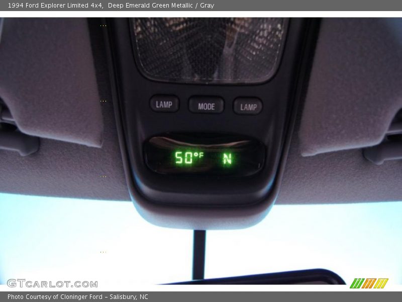 Deep Emerald Green Metallic / Gray 1994 Ford Explorer Limited 4x4