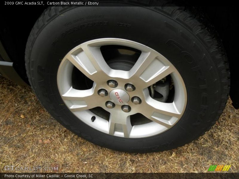 Carbon Black Metallic / Ebony 2009 GMC Acadia SLT