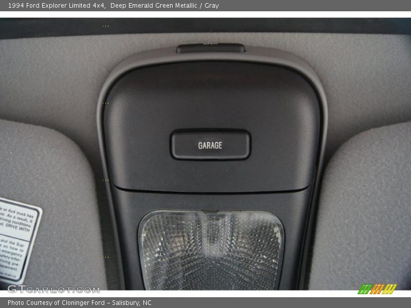 Deep Emerald Green Metallic / Gray 1994 Ford Explorer Limited 4x4