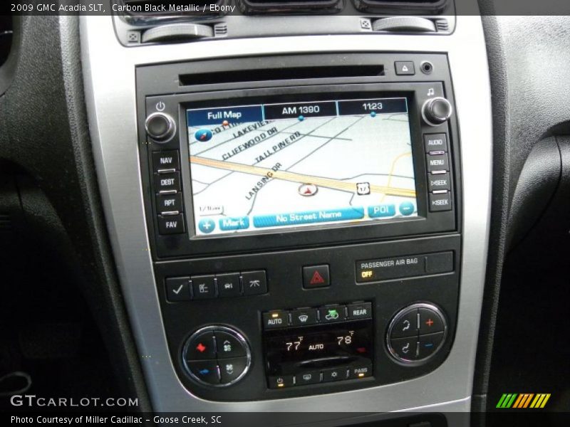 Carbon Black Metallic / Ebony 2009 GMC Acadia SLT