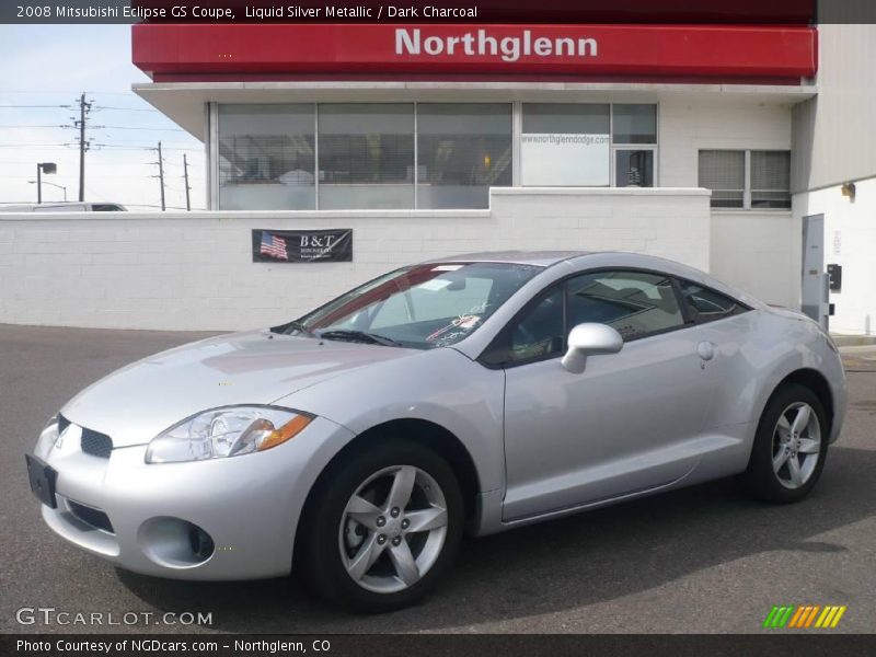 Liquid Silver Metallic / Dark Charcoal 2008 Mitsubishi Eclipse GS Coupe