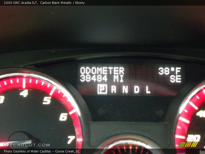 Carbon Black Metallic / Ebony 2009 GMC Acadia SLT