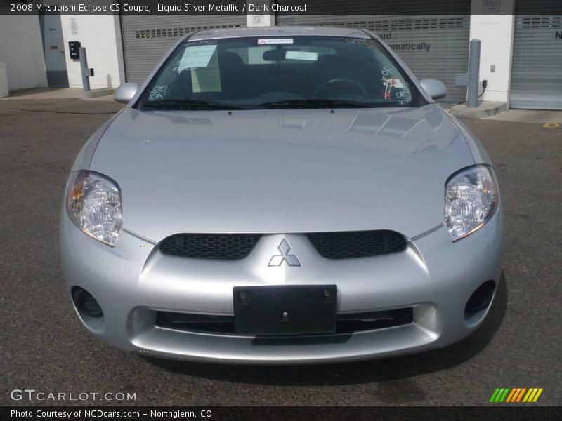 Liquid Silver Metallic / Dark Charcoal 2008 Mitsubishi Eclipse GS Coupe