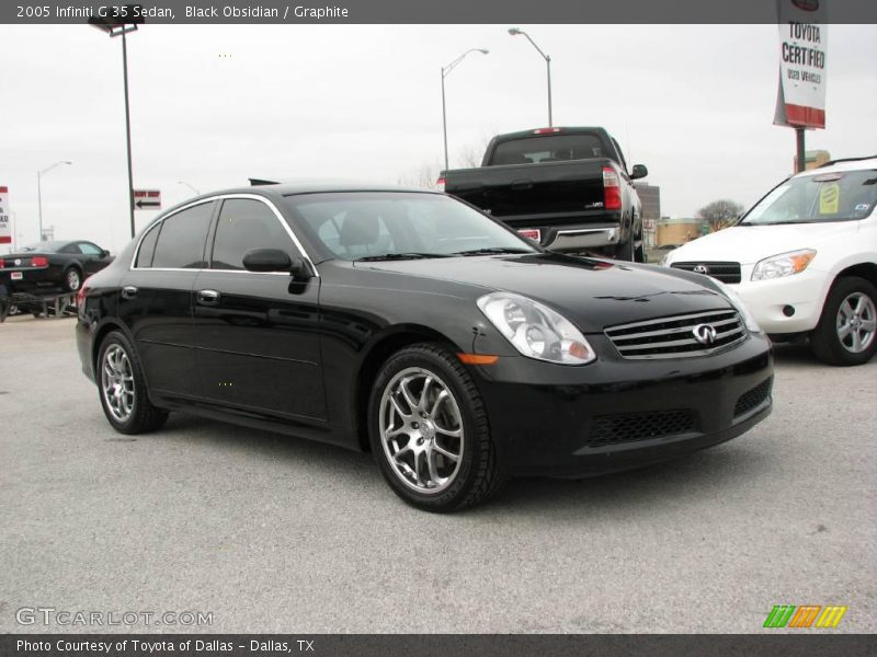 Black Obsidian / Graphite 2005 Infiniti G 35 Sedan
