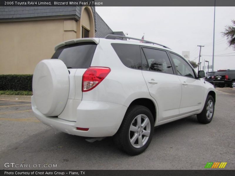 Blizzard White Pearl / Taupe 2006 Toyota RAV4 Limited