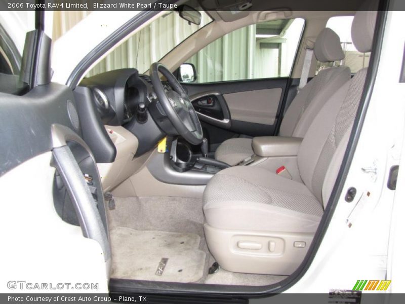 Blizzard White Pearl / Taupe 2006 Toyota RAV4 Limited