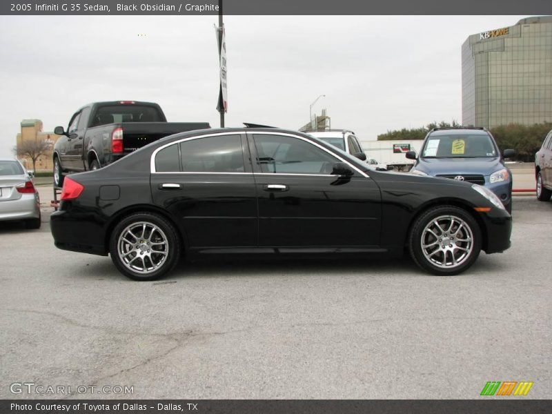 Black Obsidian / Graphite 2005 Infiniti G 35 Sedan