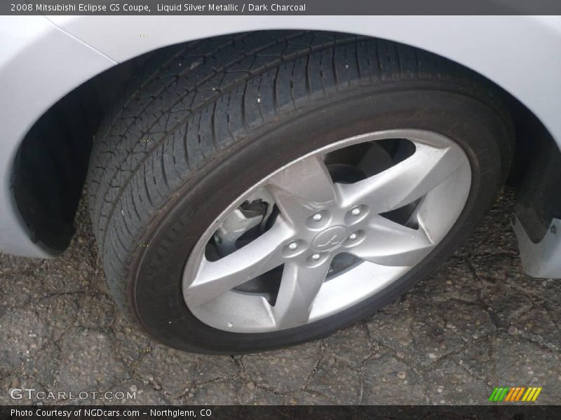Liquid Silver Metallic / Dark Charcoal 2008 Mitsubishi Eclipse GS Coupe