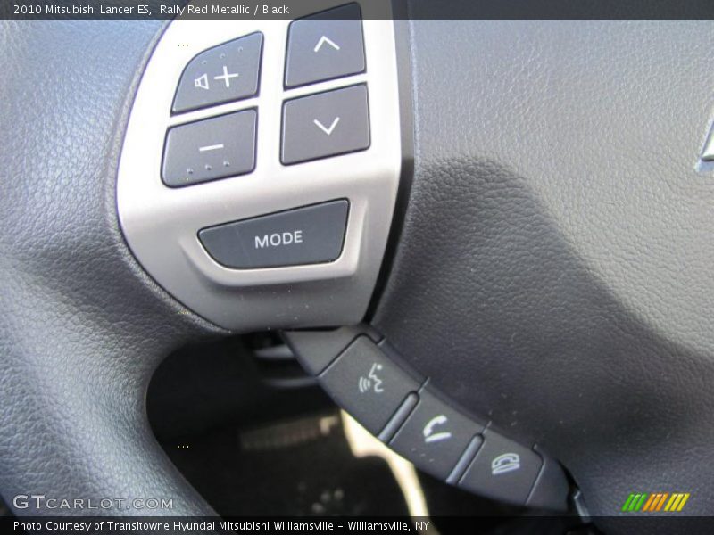 Rally Red Metallic / Black 2010 Mitsubishi Lancer ES