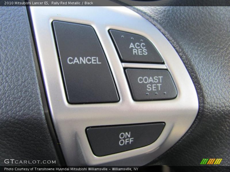 Rally Red Metallic / Black 2010 Mitsubishi Lancer ES